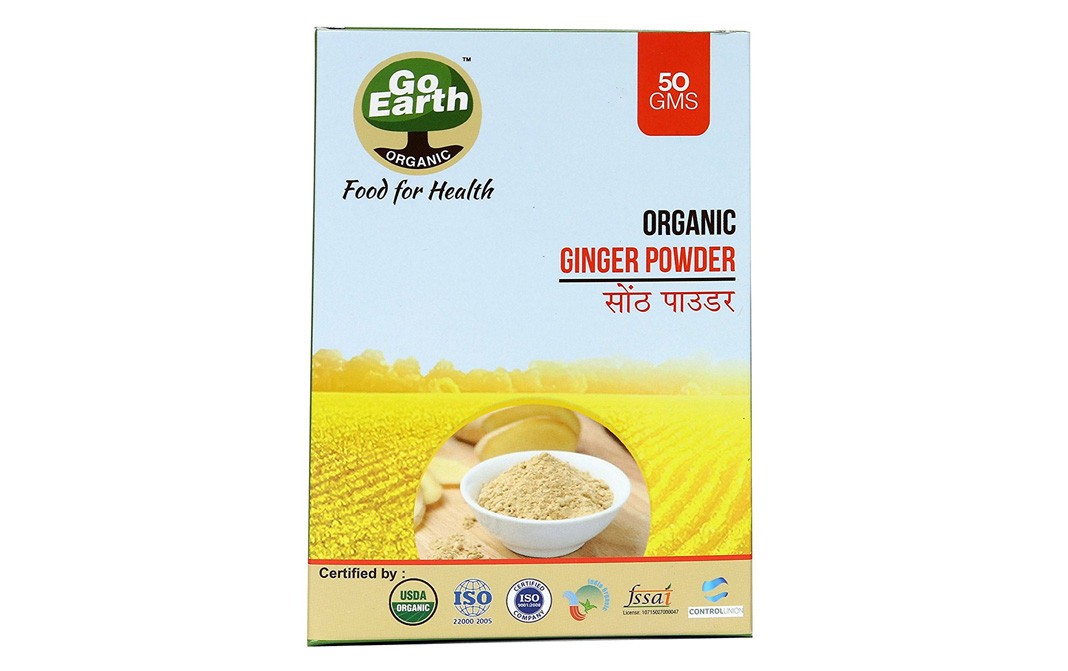 Go Earth Organic Ginger Powder    Box  50 grams